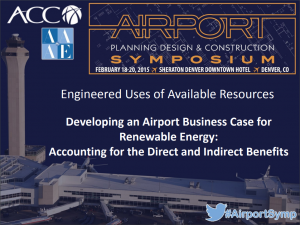renewable energy, available resources, airports, hmmh, presentation, aaae, airport planning, airport design, airport construction, airport symposium