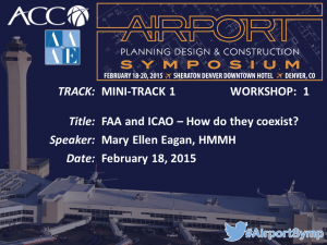 faa, icao, airportsymp, acc, aaae, airport symposium, airport planning, airport design, airport construction, presentation, hmmh