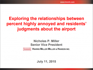 aircraft noise study, aircraft noise, highly annoyed, annoyance study, noise annoyance study, hmmh, presentation