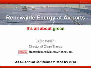renewable energy developments, HMMH, presentation