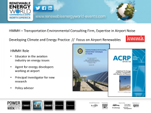 renewable energy, renewable energy business, airport finance, airport renewable energy, hmmh, presentation