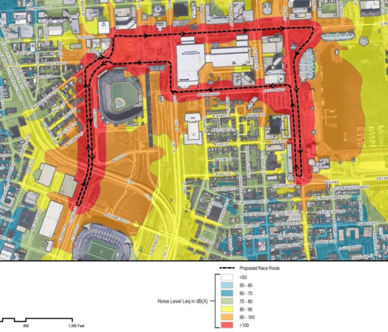 Baltimore Grand Prix Noise Analysis - HMMH