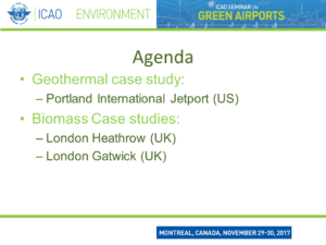 Presentation MEE ICAO Geothermal Biomass Airports Agenda