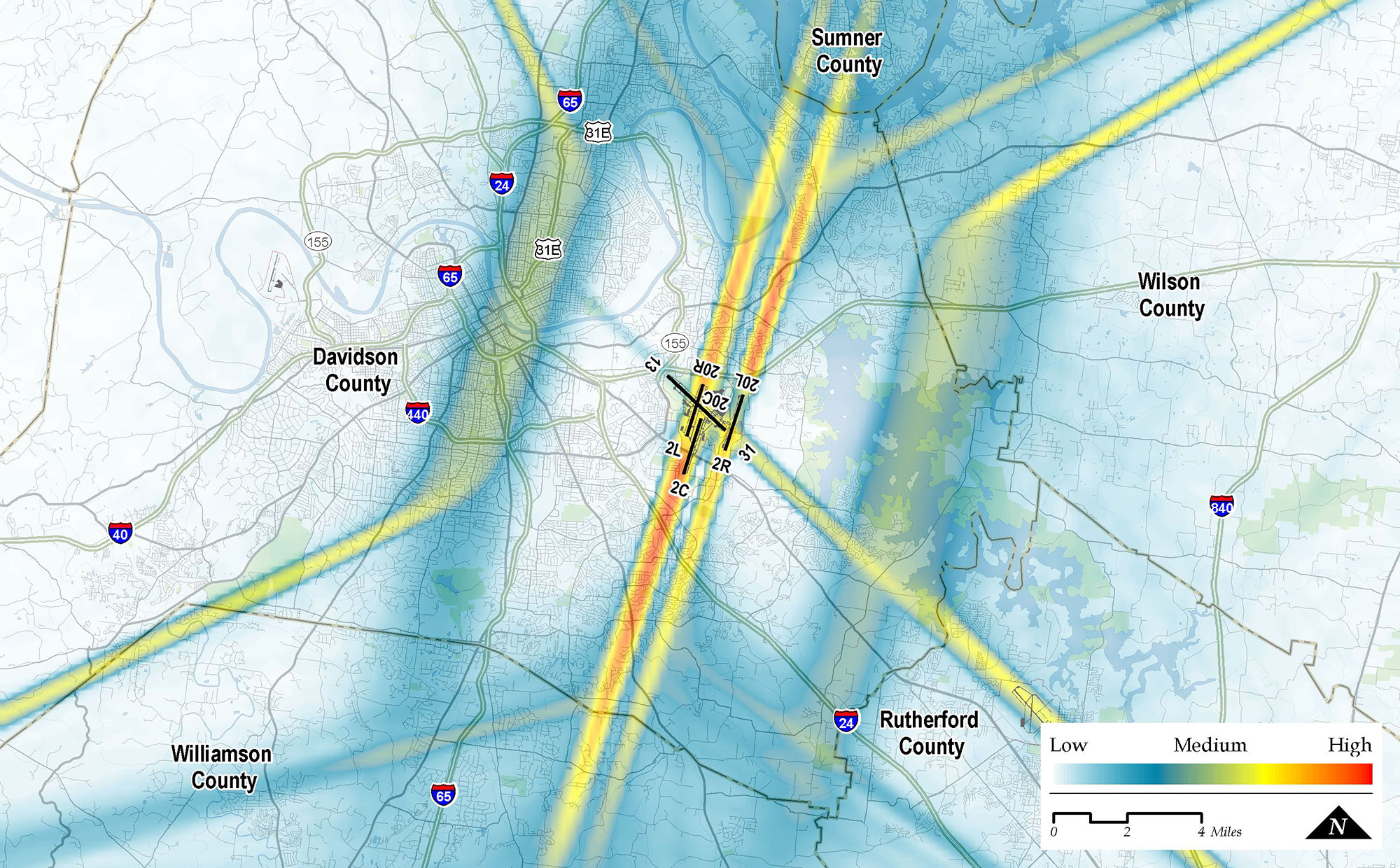 Master Plan and Noise Exposure Map (Part 150) Updates, Nashville International Airport