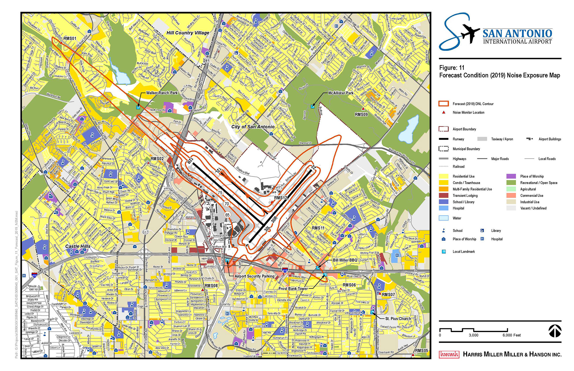 Noise Exposure Map (Part 150) Update, San Antonio International Airport