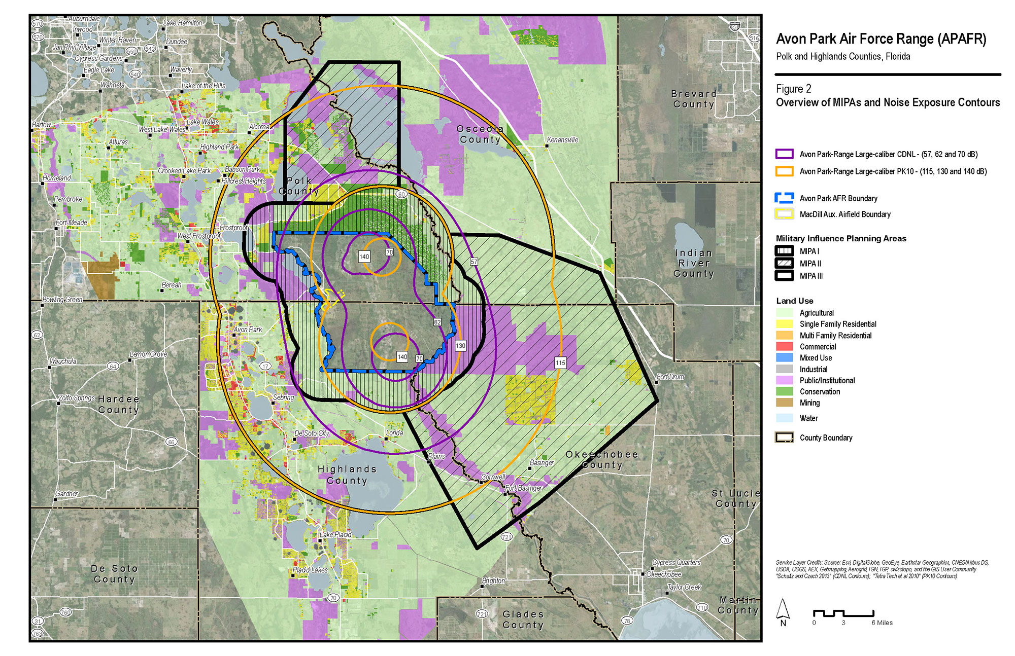 Noise Study Data Interpretation, Avon Park Air Force Range
