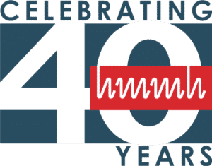 HMMH 40th Anniversary logo